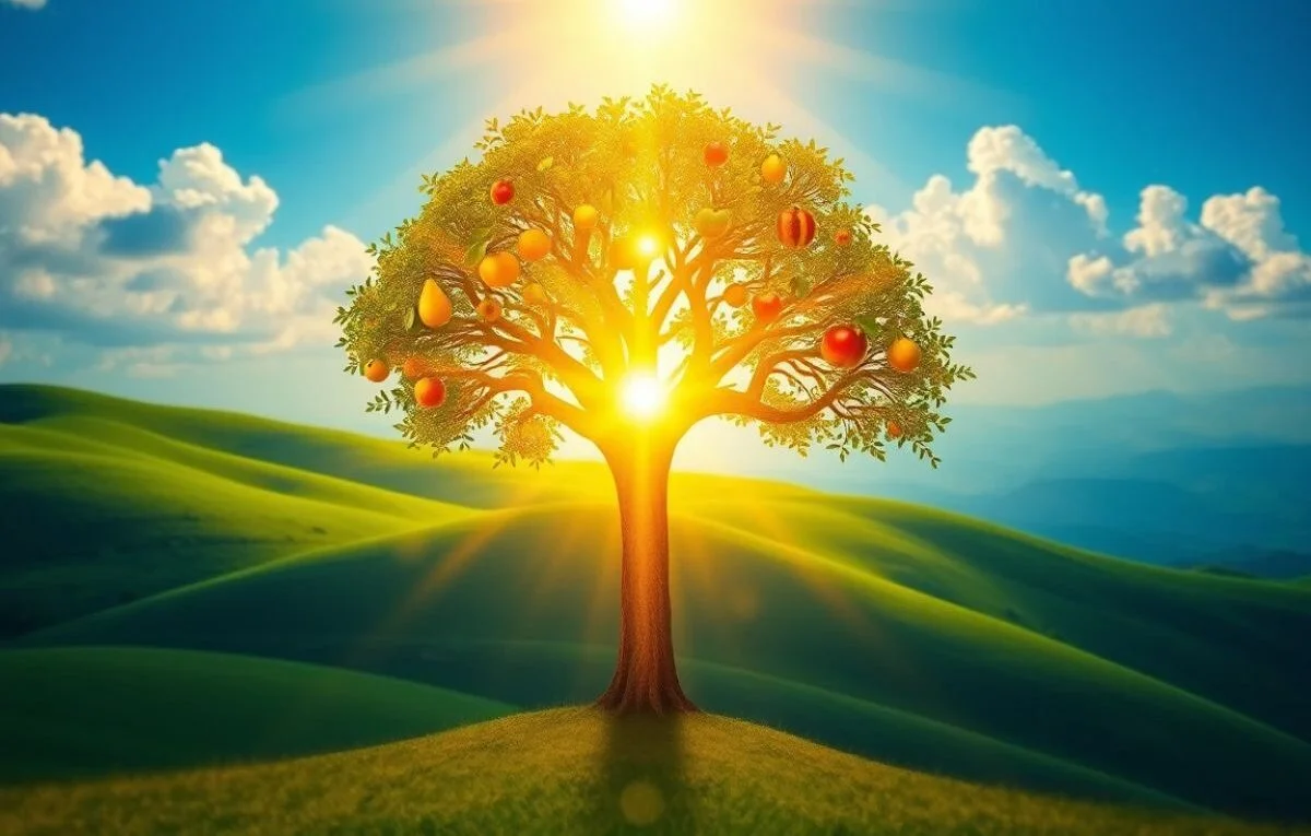 arvore-com-frutos-simbolizando-o-fruto-do-espírito