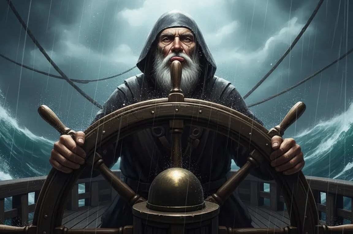 Um homem no timão de um navio - O Poder da Vida e da Morte: Cuidado com a sua Língua