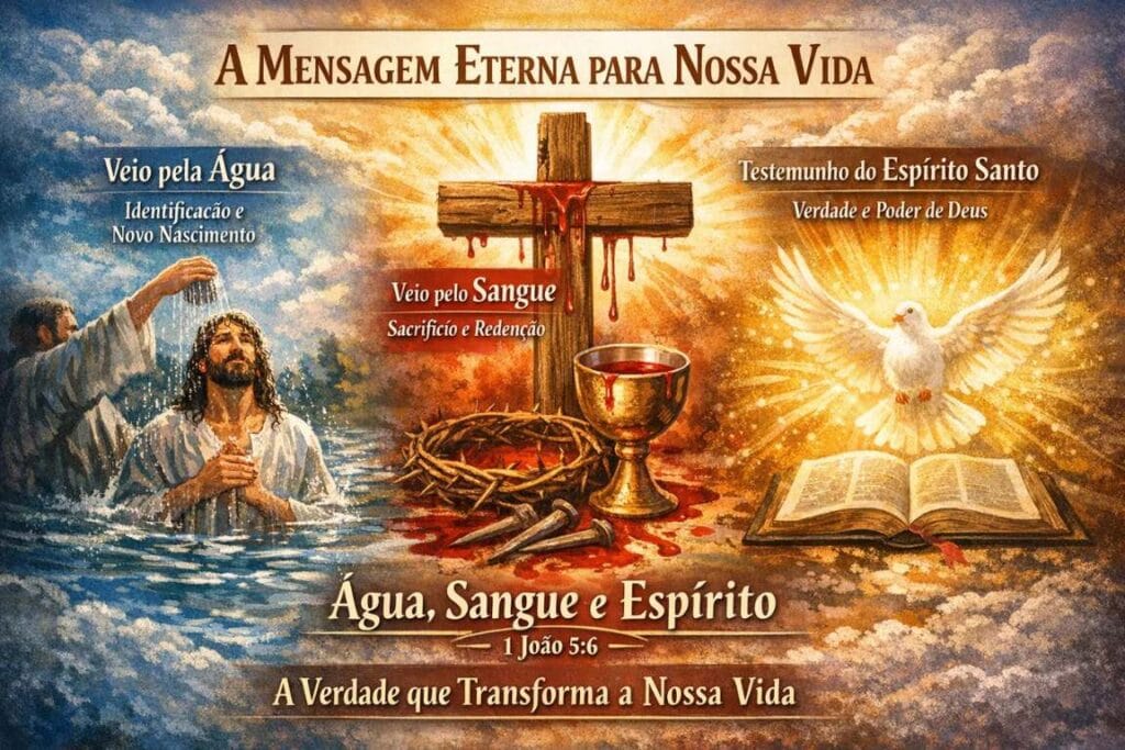 O Triplo Testemunho de Cristo: Água, Sangue e Espírito