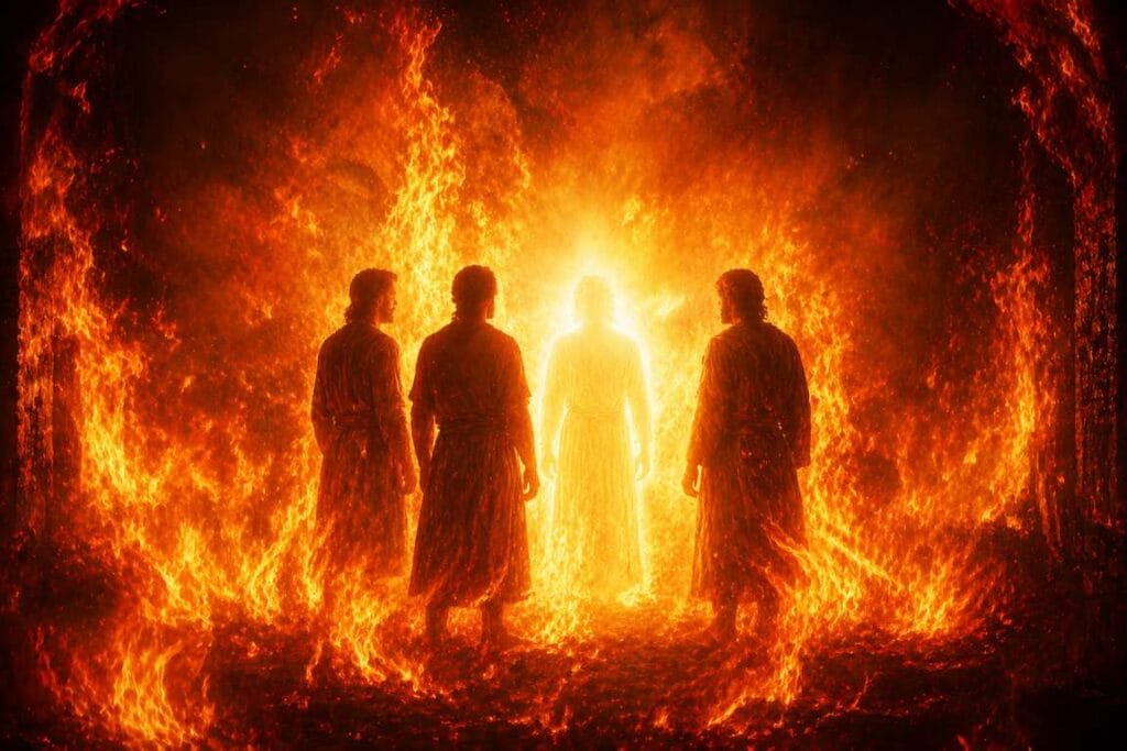 Sadraque, Mesaque, Abede-Nego e Jesus na fornalha - Servir a Deus até às últimas consequências