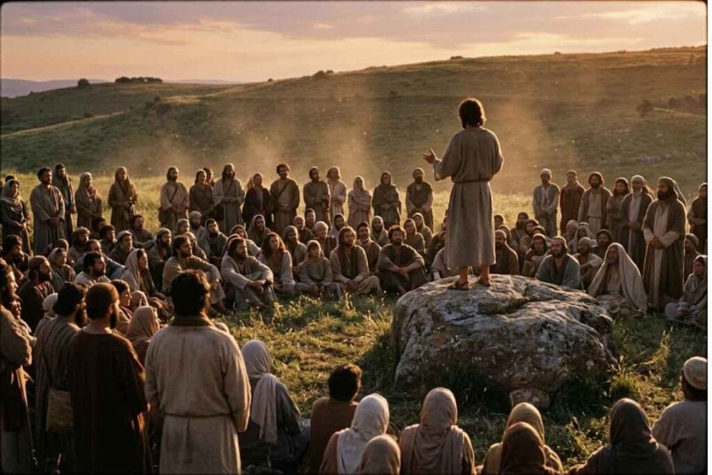 Jesus no sermão do monte com varias pessoas - Julgar O Que Jesus Quis Dizer em Mateus 7:1